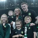 James McClean is joined by wife Erin and their four children for his 103rd and final game for Ireland on Tuesday night