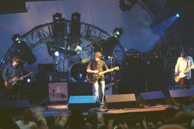 The Verve on stage at Haigh Hall in 1998