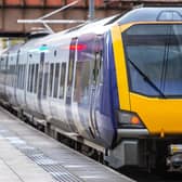 Image shows a Northern train at station as they issue a Do Not Travel warning for the first week of 2023