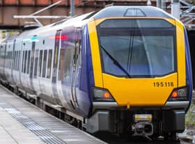 Image shows a Northern train at station as they issue a Do Not Travel warning for the first week of 2023