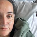 Katie Cooper photographed on her cancer journey