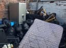 The fly-tipping before council removal