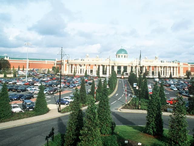 The sexual assault took place at the Trafford Centre in Manchester on April 10