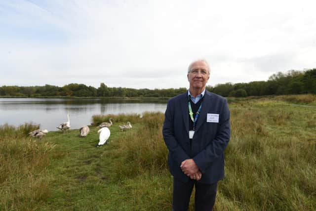 Coun David Molyneux at the Flashes of Wigan and Leigh