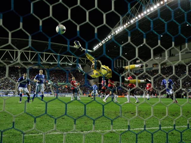 Latics boss Shaun Maloney scored the winning goal against Manchester United in 2012