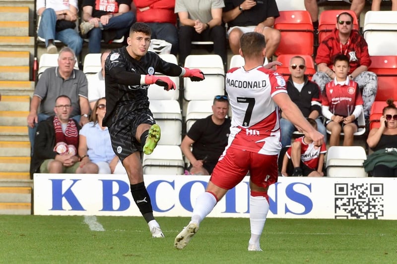 Made several good saves - including three at the beginning of the second period - to keep Latics in it, only beaten from the spot