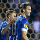 Nick Powell scored Latics' first ever goal in European football against Maribor in 2013