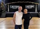 #TeamWill - Will Mellor and Nancy Xu rehearsing at the Layton Institute on Nov 18