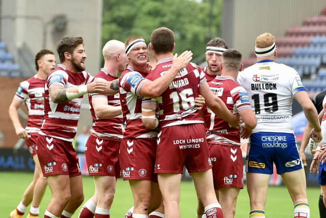 Wigan Warriors overcame Warrington Wolves in the Challenge Cup