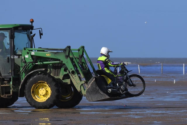 The Fylde ACU British Sand Masters meeting on St Annes beach