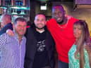 Usain Bolt meets fans at Rendezvous restaurant and bar