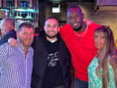 Usain Bolt meets fans at Rendezvous restaurant and bar