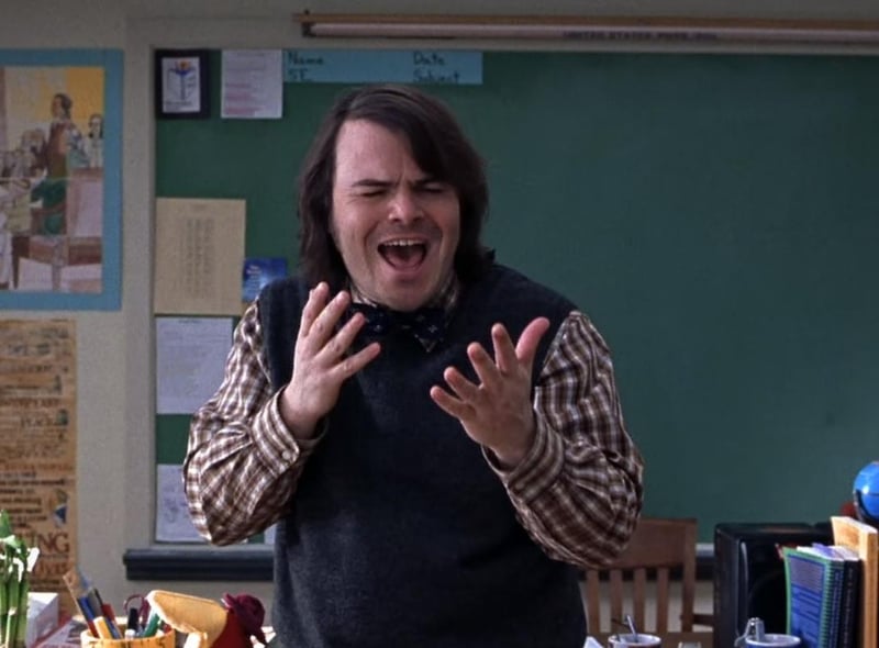 Posing as a schoolteacher, a down-on-his-luck guitarist secretly turns his class of youngsters into a rock band and shows them the liberating power of rock n roll. Jack Black puts in a career-best performance as Dewey Finn, the 'teacher' with no interest in teaching anything but rock. An hilarious, feel-good classic from 2003.