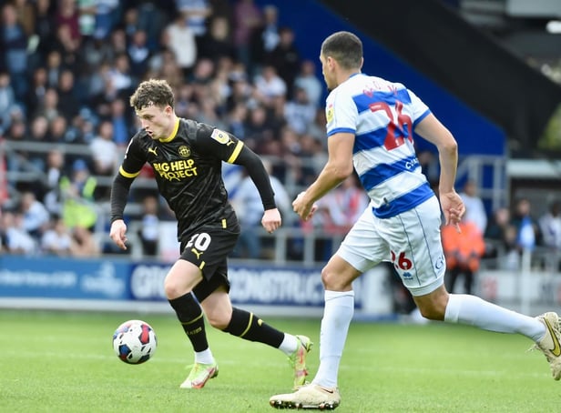 Leon Balogun closes down Latics forward Nathan Broadhead at the weekend