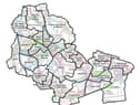 A map of Wigan borough