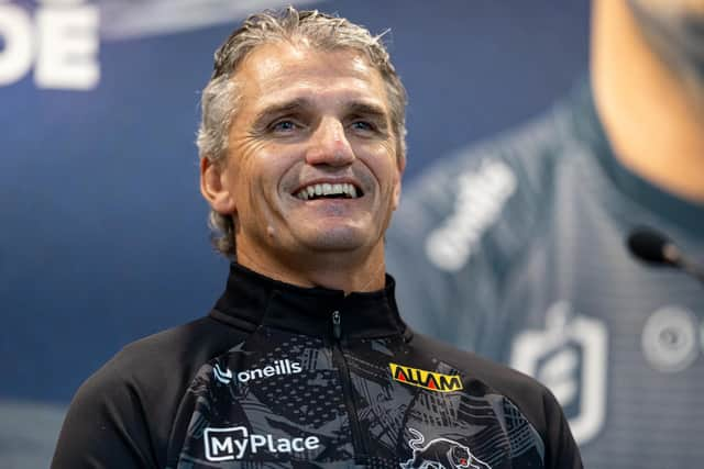 Penrith Panthers head coach Ivan Cleary at the DW Stadium earlier this week