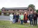 Coun Susan Gambles with representatives of Jigsaw Homes Group and Wigan Council at a new housing development on Bryn Road, Ashton