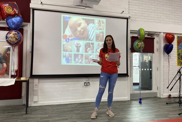 Link's family threw a huge party and fundraiser for more than 200 people at Link’s school in Atherton, Greater Manchester, where guests sang and shared stories of Link’s life.