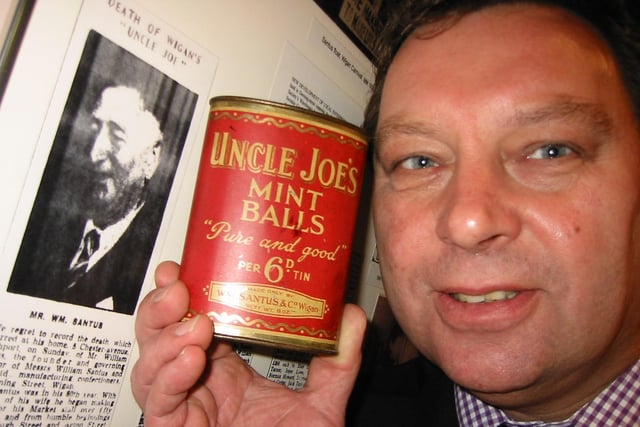 John Winnard, great great nephew of William Santus who perfected the Uncle Joe's Mint Ball.