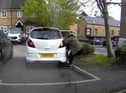 Courtney Lovland tried to stop the runaway Corsa
