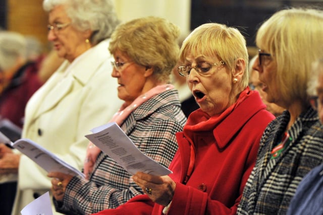 Winstanley and Highfield Townswomen's Guild host a carol service event for north west guild members, held at Wigan Parish Church in 2018