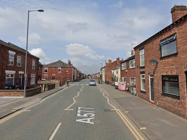 Atherton Road in Hindley has been closed in both directions