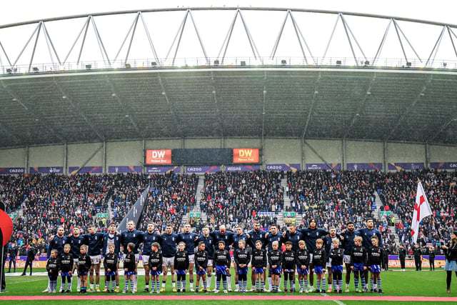 England men get ready for their game with Papua New Guinea.