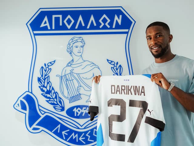 Apollon Limassol have confirmed the signing of Tendayi Darikwa