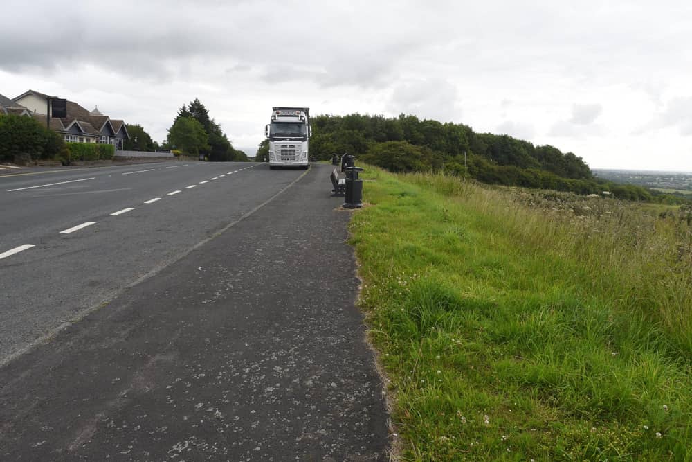 Parbold Hill where the motorbike crash took place