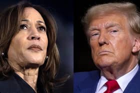 Kamala Harris, Donald Trump.