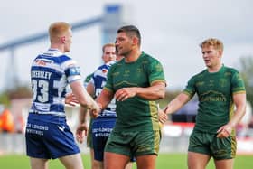 Zach Eckersley made his first-team Warriors debut against Hull KR in 2022