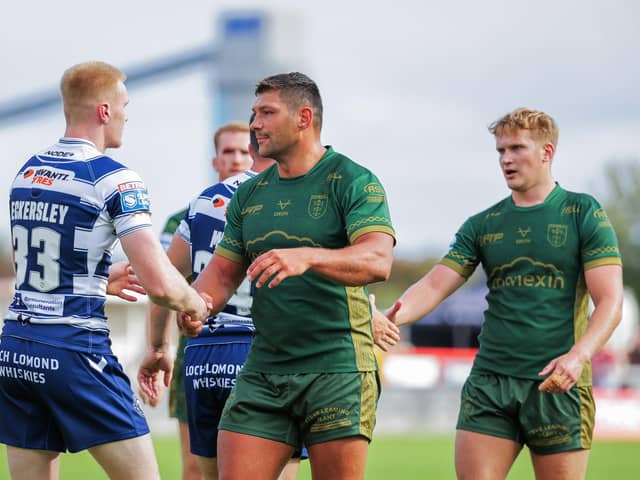 Zach Eckersley made his first-team Warriors debut against Hull KR in 2022