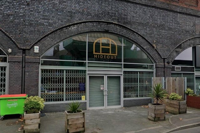Hideout in Arch 3, Queen Street, has a 4.6 out of 5 rating from 168 Google reviews