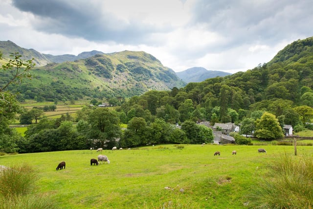 Slate-clad miners' cottages with gorgeous views are bundled together in this modest village offering a warm and cosy welcome. Set at the foot of Honister Pass against idyllic countryside scenery, you can see why Seatoller made the list!