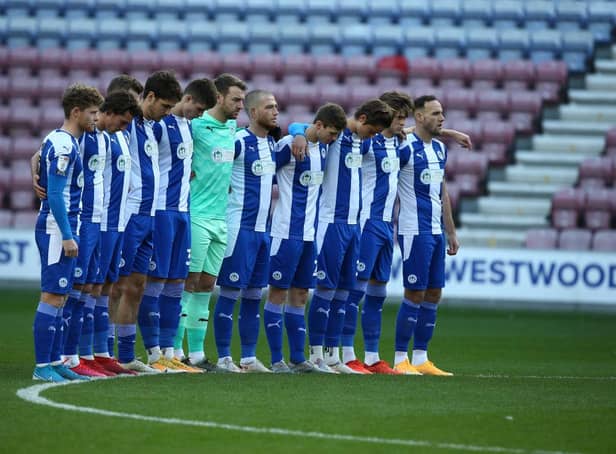 The average age of Wigan Athletic's squad - compared to League One rivals. (Photo by Pete Norton/Getty Images)