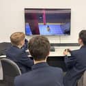 Year 10 Ormskirk students using the Games Room at West Lancashire College