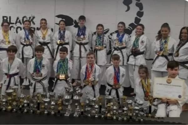 Members of the BSK karate club, based in Pemberton