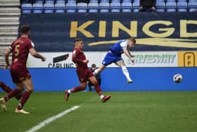 James McClean fires one of Latics' numerous first-half chances wide of the mark