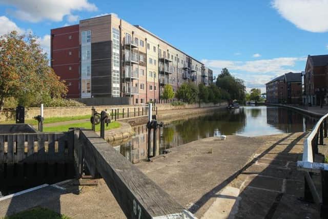 The Wharfside apartments at Wigan Pier