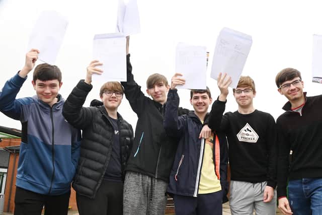 Standish Community High School students celebrate their GCSE results