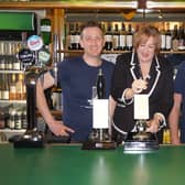 Makerfield MP Yvonne Fovargue pulls a pint at the Strangers Bar in the House of Commons