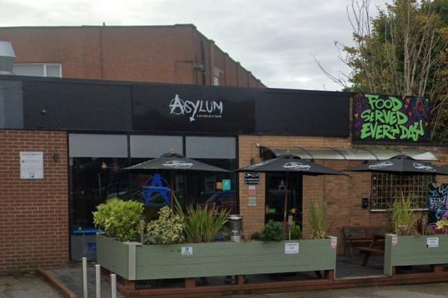 Asylum on Market Street, Standish, has a rating of 4.8 out of 5 from 126 Google reviews