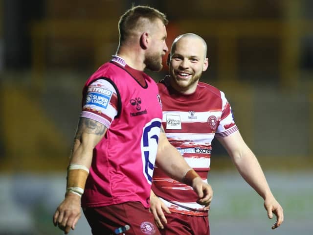 Mike Cooper with Liam Marshall