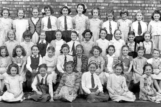 Girls of St Patrick's, Hardy Butts, in 1953.