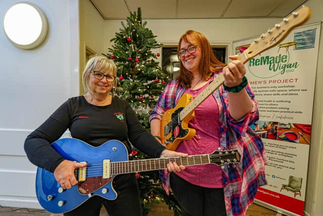 Sarah Hardman, right with  Shirley from Fur Clemt