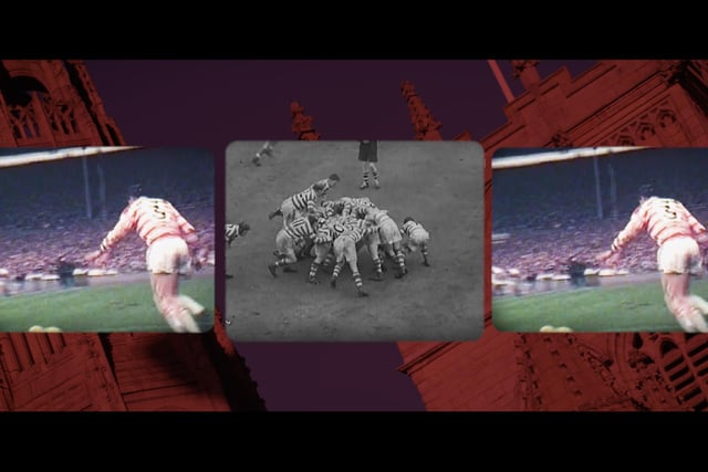 The film showed some iconic scenes from the club's history.
