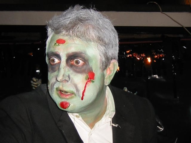 Shevington Halloween enthusiast Mark Fuller scares locals on the last night of October