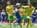 Callum Lang in action at Norwich