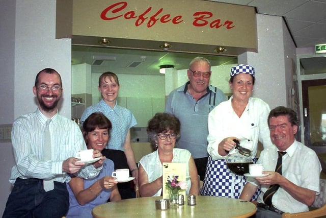 1999 - Opening day at Ashton YMCA  Coffee Bar