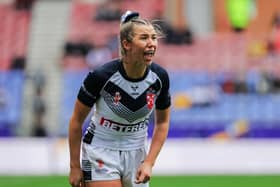 England’s Georgia Wilson in action against Canada during last year's Rugby League World Cup